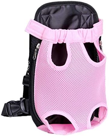 Pet Dog Carrier Backpack Mesh Camouflage Outdoor Travel Products Breathable Shoulder Handle Bags for Small Dog Cats (L, Pink)...