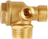 3-Port Brass Air Compressor Check Valve M10*1 x G3/8 Male x G1/2 Male Threaded Central Pneumatic Valve...