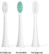 Electric Toothbrush Replacement Toothbrush Heads, SmartSonic+ Toothbrush Heads Compatible with SmartSonic+ Electric Toothbrush, 3 Pack Replacement...