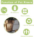 vensovo Planter, 1 Inch Plant Pot Feet for Outdoor Planters - 32 Pack, Rubber Pot Risers Elevate up 1/2 inch, Plant Stand for Medium and Small Pot...