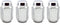 McGard 64002 Chrome Cone Seat Style Lug Nuts (M12 x 1.5 Thread Size) - Set of 4...