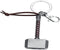 Marvel Thor Hammer 2 Pewter Key Ring , unisex-children, Grey...