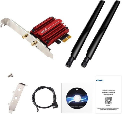 AX3000 WiFi 6 PCI-E WiFi Card AX200 Desktop WiFi Bluetooth 5.2 PCIe Wireless Network Adapter 3000Mbps 802.11AX AX200 Dual Band MU-MIMO for PC Wind...
