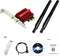 AX3000 WiFi 6 PCI-E WiFi Card AX200 Desktop WiFi Bluetooth 5.2 PCIe Wireless Network Adapter 3000Mbps 802.11AX AX200 Dual Band MU-MIMO for PC Wind...