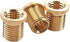 3PCS Brass Shift Knob Adapters Universal M8 X 1.25/M10 X 1.25/M10 X 1.5 Thread Gear Shifter Knob Screw...