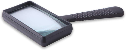 Rectangular Magnifying Glass 3X Handheld Magnifier Large Magnifying Glasses Scratch Resistant Lens for Macular Degeneration Seniors Reading Newspa...