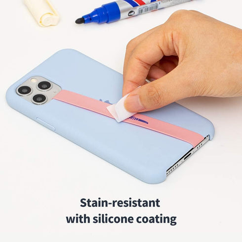Sinjimoru Silicone Stretching Strap as Phone Grip Holder, Slim Grip Tape for iPhone Case, Secure Phone Strap as Cell Phone Holder. Sinji Loop Lave...