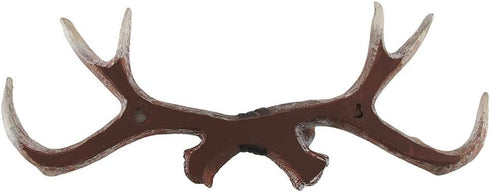 Zeckos 17 inch Lifelike Deer Antler Rack Decorative Hunting Cabin Natural Wall Hook...