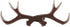 Zeckos 17 inch Lifelike Deer Antler Rack Decorative Hunting Cabin Natural Wall Hook...