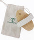 Oliver & Emilia Dry Brush with Pouch - Body Exfoliator for Smooth Skin, Cellulite Reduction, Skin Brush for Dry Brushing, Exfoliating Body Scrubbe...
