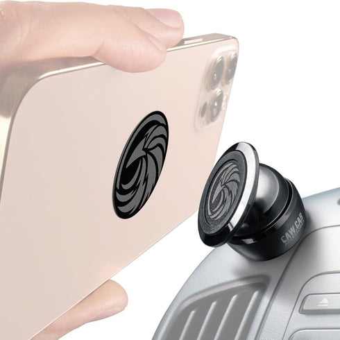 Universal Car Phone Mount Magnetic - All-Metal Car Mount for Smartphone & GPS - Cell Phone Holder for Car Dashboard. +100 to Safeness & Comfort...