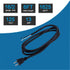 16AWG Replacement Power Cord 2 Prong Pigtail 2 Wire 16 Gauge Polarized Plug Extension Cord 13A 125V 1625W 110V AC Power Supply Cord SJT 6FT Open E...