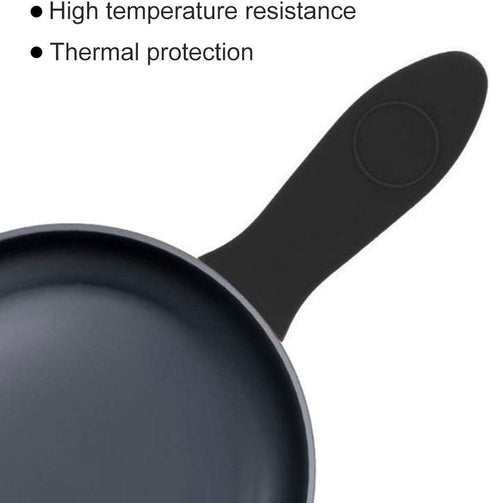 4PCS Silicone Hot Handle Holder Non-Slip Pot Iron Grip Sleeve Cover for Kitchen Home...