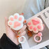 Cute Case for Airpods Pro, Silicone Cats Paw Shark Animal Cartoon Protective Soft Cover Skin with Anti-Lost Keychain (Cat Paw)...