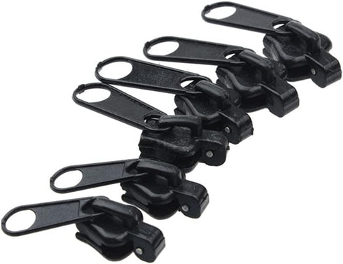 6Pcs Black Universal Instant Fix Zipper Repair Kit Replacement Zip Slider Teeth Zippers Design Arts, Crafts and Sewing?Fasteners, Instant Fix...