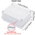 Junction Box, Zulkit Project Box with Reserved Holes IP65 Waterproof Dustproof Electrical Box ABS Plastic Project Enclosure White 5.9 x 4.3 x 2.8 ...