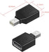 Mini Displayport to Displayport Adapter Converter Male to Female 8K60HZ Bi Directional Mutual Conversion Computer Host Graphics Card External DP M...