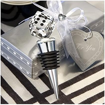 Twilight Bunco Events Crystal Dice Wine Stopper - Bunco Party Supplies - Perfect Bunco Prize or Bunco Gifts for your Bunco Party Winners!...