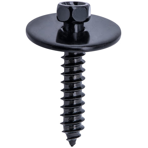 Rexka 50pcs Fender Liner Bumper Cover Tapping Screw Bolt W710763-S901 Compatible with Ford Lincoln Edge Expedition Explorer F-150 Fiesta Flex Taur...