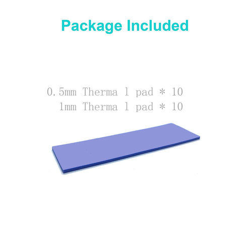 NVME M.2 Thermal pad?M.2 SSD Thermal Cooling Pad, 70x20x0.5/1mm for M.2 2280 SSD NVMe Heatsinks (20PCS Pack)...