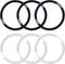 6 Pcs Universal Metal Rings Sticker Compatible for Magsafe Magnetic Wireless Charger iPhone 15 14 13 12 Pro Mini Max Galaxy,Ultra-Thin Car Charger...