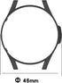 Samsung Galaxy Watch 4 Classic 46mm PC SmartWatch Protective Case, Soft Anti Drop Protective Cover Watch Accessiores(Black)...