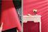 Self Adhesive Solid Color Matte Textured Vinyl Paper Peel Stick Waterproof Shelf Drawer Liner Cabinet Sticker 15.8inch by 98inch (red)...