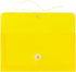 JAM PAPER Plastic Envelopes with Button & String Tie Closure - #10 Business Booklet - 5 1/4 x 10 - Yellow - 12/pack...