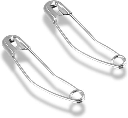 120 Pieces Quilting Pins 1-1/4inch / 32mm Curved Safety Pins Size 1 Basting Pins Nickel-Plated Steel(#1)...