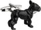 Painted French Black Dog Bulldog Cufflinks...