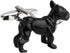 Painted French Black Dog Bulldog Cufflinks...