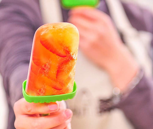 Popsicles Molds, Ozera Set of 6 Reusable Ice Pop Molds Cream Molds Easy Release Popcical Molds Popsicle Maker Molds for Homemade Popsicles With Fu...
