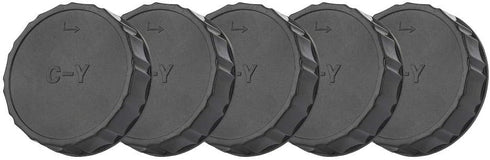 Lens 5pcs Plastic Back Cover Lens, Rear Protective Cover Suitable for Contax for Yasica C Y Mount SLR Camera Lens...