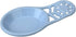 Home Basics Sunflower Cast Iron Spoon Rest for Cooking Utensil, Ladle, Spatula Holder for Kitchen Countertop, Stovetop, Dinning Table, Light Blue...