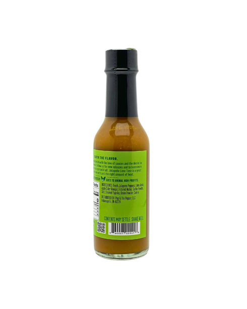 Pup & The Pepper Jalapeno Lime Time Hot Sauce - A Zesty Twist of Lime and Jalapeno Heat...