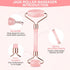 Gua Sha Facial Tools & Jade Roller Set for Face Guasha Tool for Face Ice Roller for Skin Care Gua Sha Stone Board Set for Reduce Puffiness and Imp...