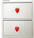 brandname Mizhang Strawberry Knobs 4 Pcs Lovely Fruit Strawberry knobs Cabinet Drawer Knob Pull Handle with Screws Hardware Accessories Furniture ...
