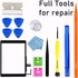 A1893 A1954 Screen Replacement Kit for iPad 6 (6th Gen) Digitizer Touch Glass 6th Generation 9.7 inch 2018 with Home Button Full Repair Tools Vide...