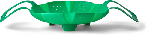 Cuisipro Silicone Vegetable Steamer, 16 x 9 x 3in, Green...