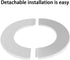 Stainless Steel Wall Split Flange, SAFYY Self Adhesive Split Pipe Flange, Round Escutcheon Plate Floor and Ceiling Plate Cover Split Flange, Suita...