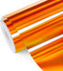 TECKWRAP Glossy Rainbow Holographic Pumpkin Orange Chrome Vinyl 1ftx5ft...