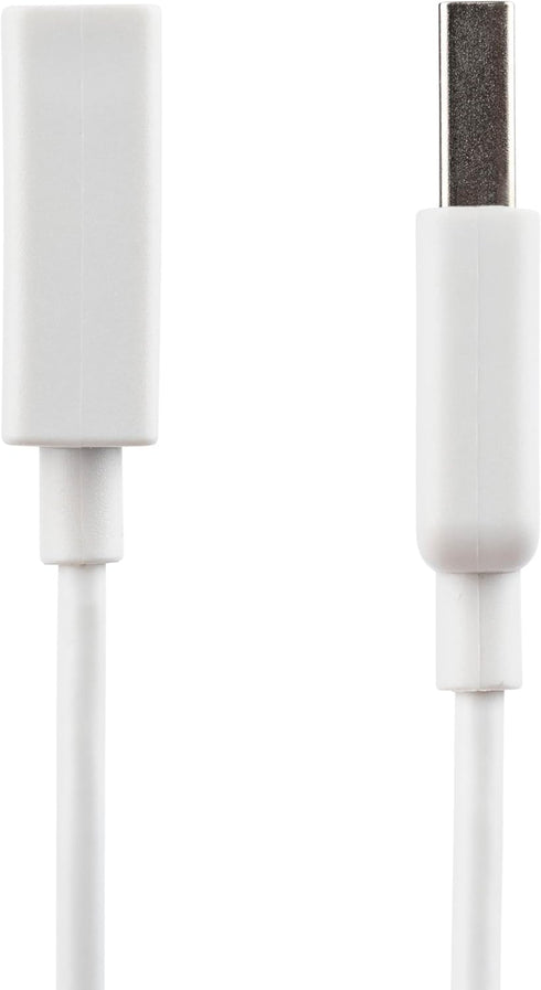 StarTech.com 1m White USB 2.0 Extension Cable Cord - A to A - USB Male to Female Cable - 1x USB A (M), 1x USB A (F) - White, 1 Meter (USBEXTPAA1MW...