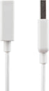 StarTech.com 1m White USB 2.0 Extension Cable Cord - A to A - USB Male to Female Cable - 1x USB A (M), 1x USB A (F) - White, 1 Meter (USBEXTPAA1MW...