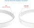 5 Pack Rubber Gaskets Replacement Seal White Ring for Nutri Ninja Blender Replacement for Ninja Auto iQ Pro Extractor CT680 BL456-30 BL480 BL681A ...