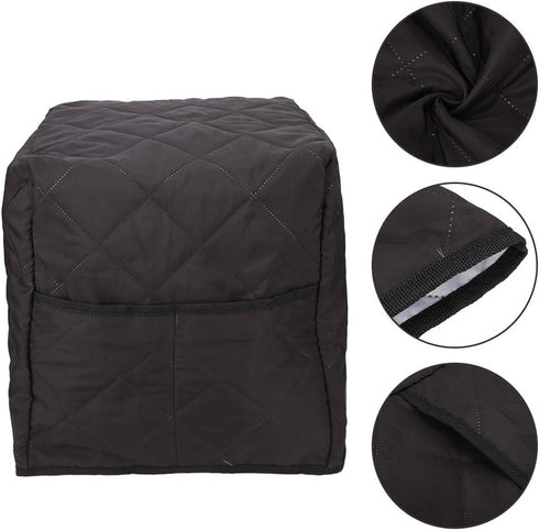 Coffee Machine Cover, Soft Cotton Maker Dust Cover Protective Convenient Adjustable Fit Storage Washable Cleaning Fine Workmanship Neat Stitching ...