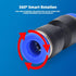 40Pcs Quick Connect Air Hose Fittings 1/4 inch OD 10 Spliters+10 Elbows+10 tee+10 Straight Quick Release Pneumatic Push to Connect Fittings Kit Ai...