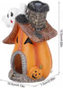 Cartoon Pumpkin House Set, 5 in 1 Resin Aquarium Decoration Simulated Ornament Hiding for Fish Shrimp...