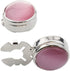 button covers for mens shirts button cover cufflinks cat eye button cover Ladies button covers (Silver-pink diameter 1.5cm)...