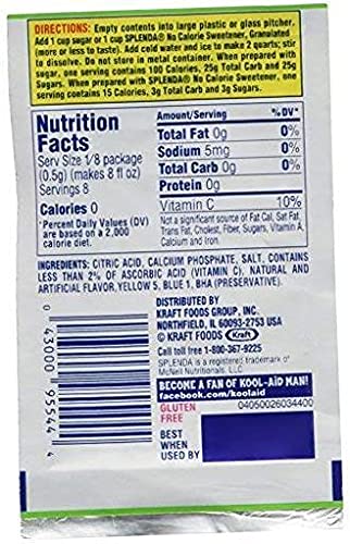 Koolaid lemon lime drink mix (Pack of 6)...