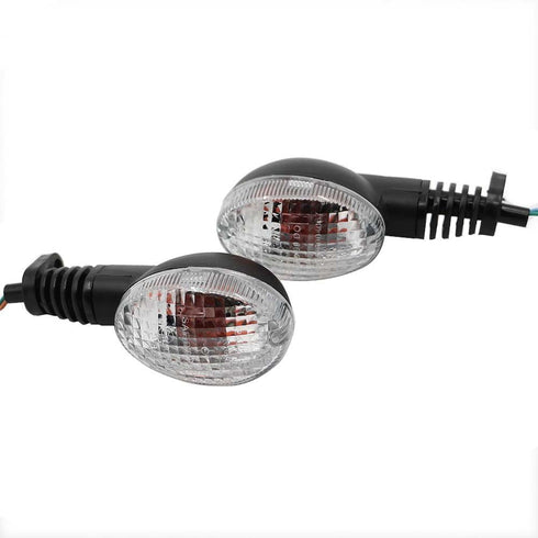 motoparty Motorcycle Turn Signals For KAWASAKI EX250R NINJA 250R KLX250S KLX250SF VN650 Vulcan S Front/Rear Turn Signal Indicator Light Blinker La...